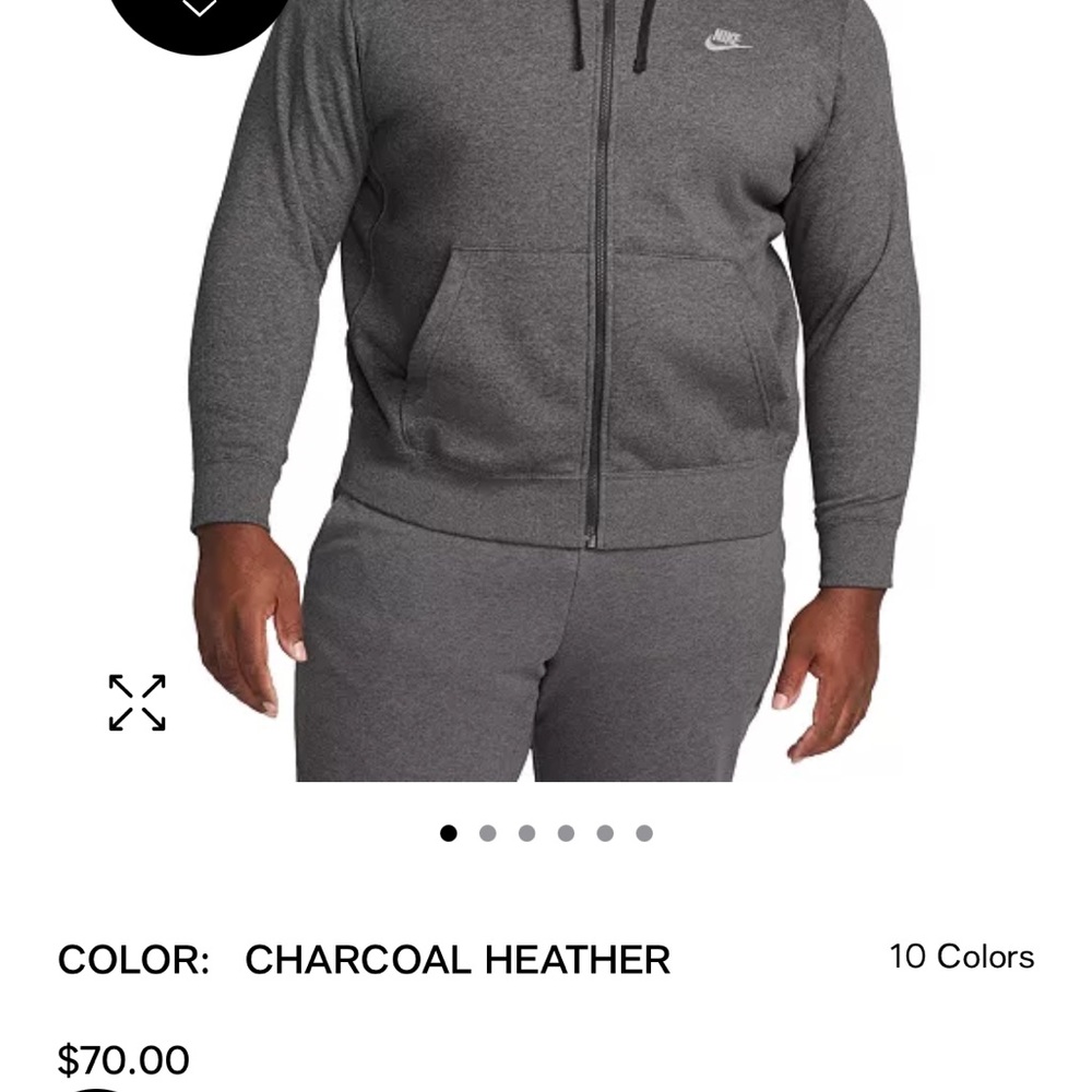 Nike Tech Fleece Jacket Gray L